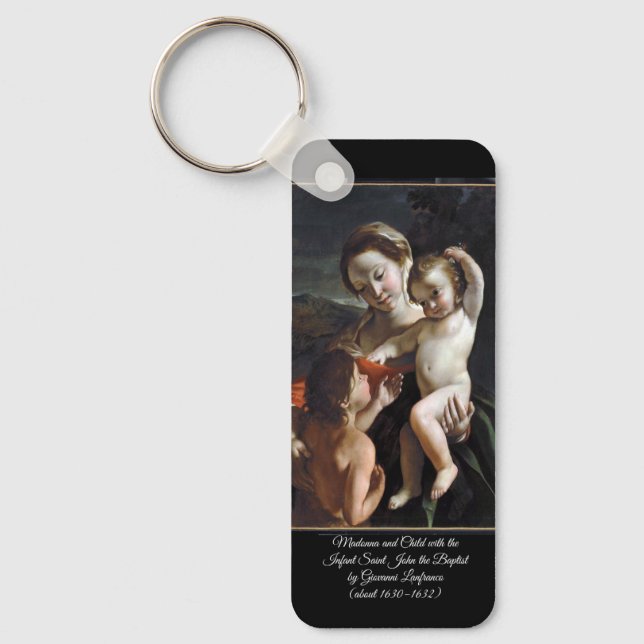 Madonna and Child Saint John Keychain (Front)