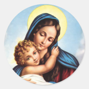 Madonna and Child stickers