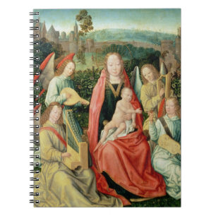 Madonna and Child surrounded by Angels Notebook