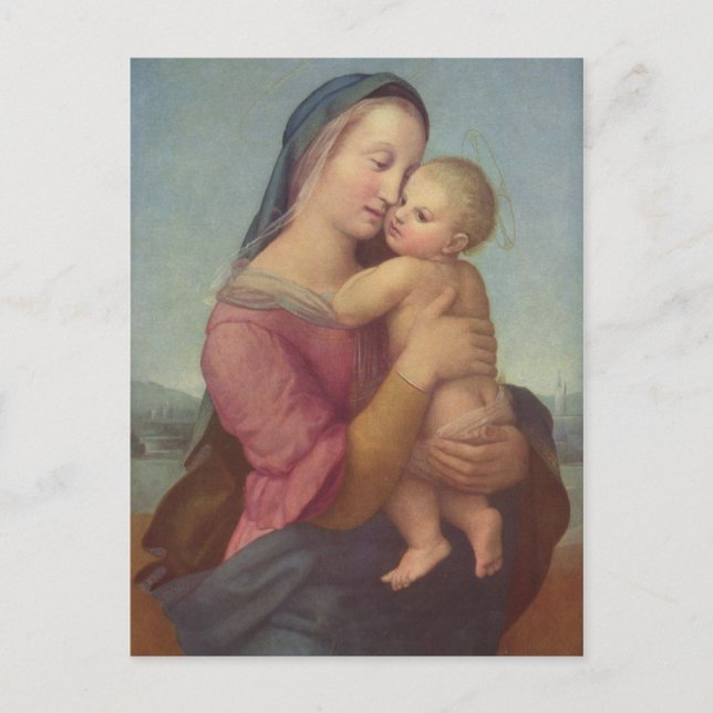 Madonna and Child (The Tempi Madonna) by Raphael Postcard (Front)