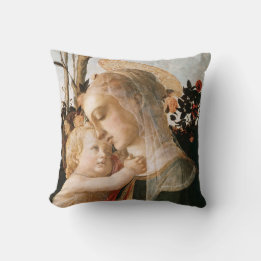 Madonna and Child Throw Pillow