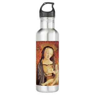 Madonna and Child - Veneziano - c1432 710 Ml Water Bottle