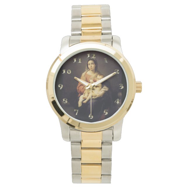 Madonna and Child - Virgin Mary - Murillo Watch (Front)