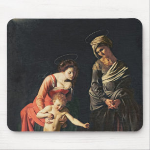 Madonna and Child with a Serpent, 1605 Mouse Pad
