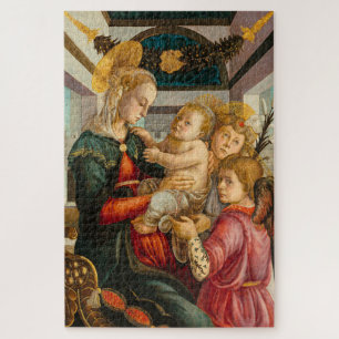Madonna and Child with Angels by Botticelli Jigsaw Puzzle