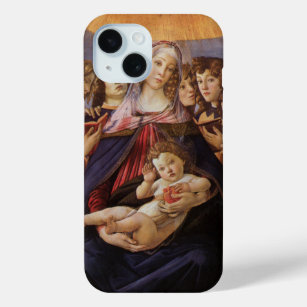Madonna and Child with Angels by Sandro Botticelli iPhone 15 Case