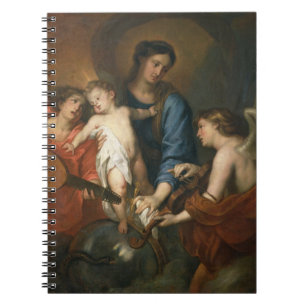 Madonna and Child with angels Notebook
