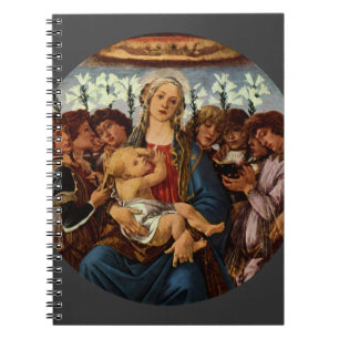 Madonna and Child with Eight Angels by Botticelli Notebook