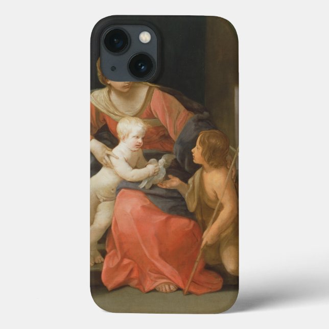 Madonna and Child with Saint John the Baptist Case-Mate iPhone Case (Back)