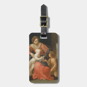 Madonna and Child with Saint John the Baptist Luggage Tag
