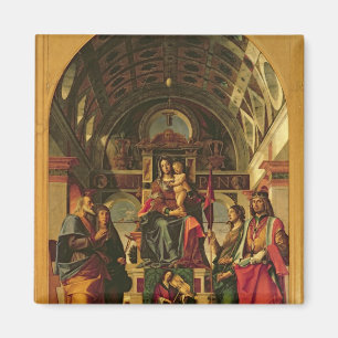 Madonna and Child with Saints, 1499 Magnet
