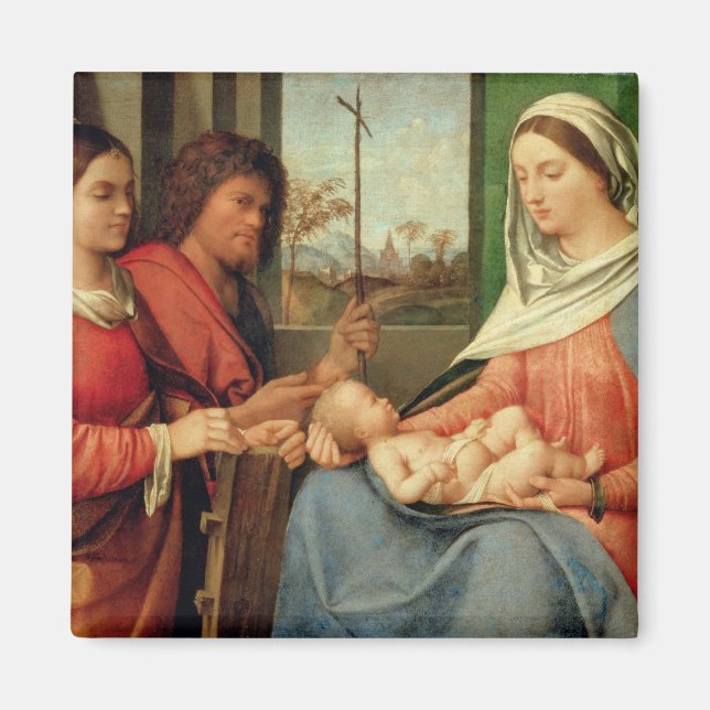 Madonna and Child with Saints 2 Magnet (Front)