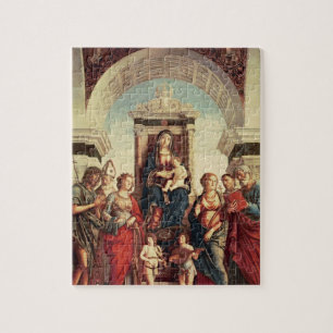 Madonna and Child with Saints Jigsaw Puzzle