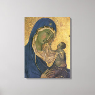 Madonna and Child with SS. Dominic and Aurea Canvas Print
