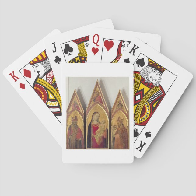Madonna and Child with SS. Nicholas and Proculus, Playing Cards (Back)
