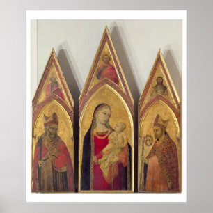 Madonna and Child with SS. Nicholas and Proculus, Poster