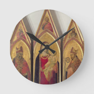 Madonna and Child with SS. Nicholas and Proculus, Round Clock