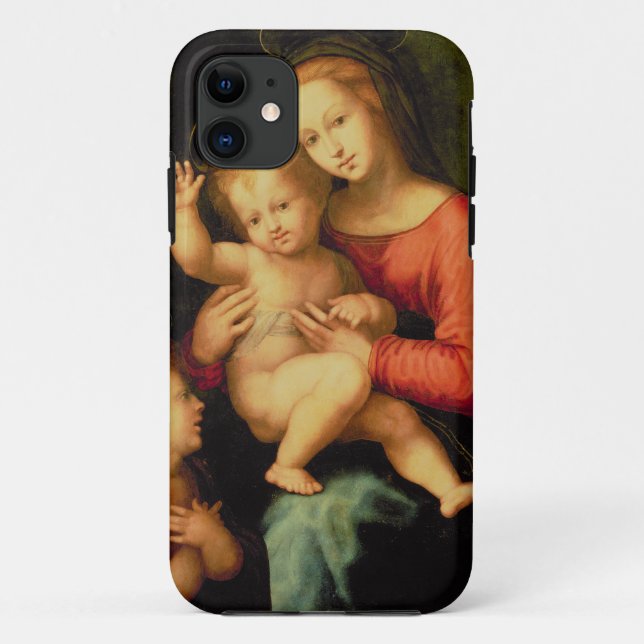 Madonna and Child with St. John Case-Mate iPhone Case (Back)