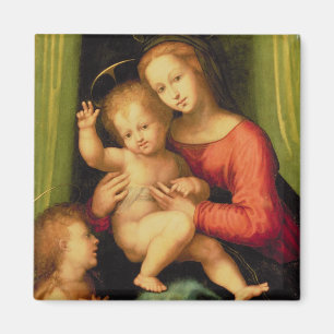 Madonna and Child with St. John Magnet