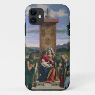 Madonna and Child with St. John the Baptist and Ma iPhone 11 Case