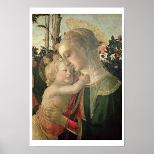 Madonna and Child with St. John the Baptist, detai Poster
