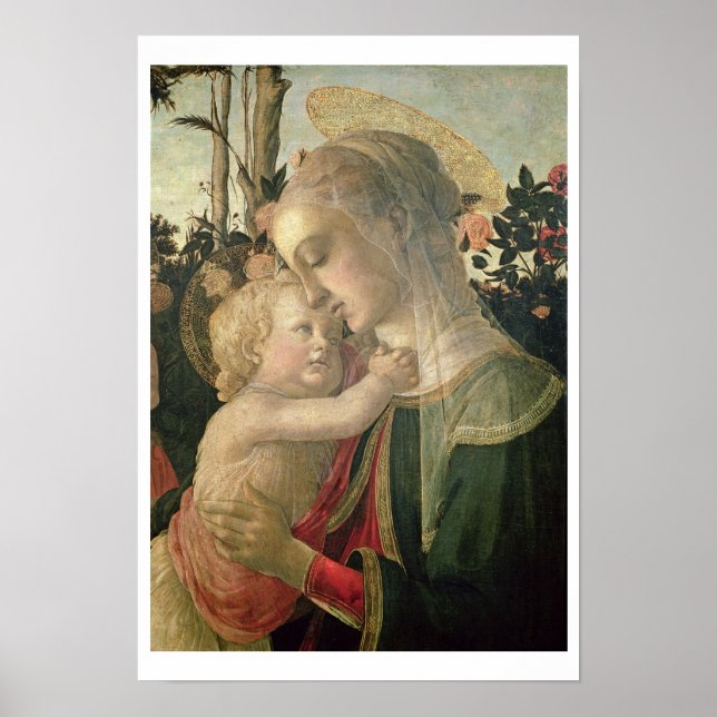 Madonna and Child with St. John the Baptist, detai Poster (Front)