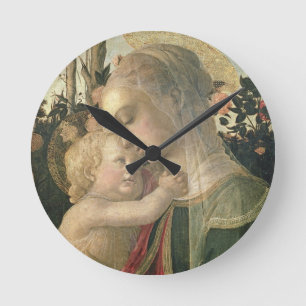 Madonna and Child with St. John the Baptist, detai Round Clock