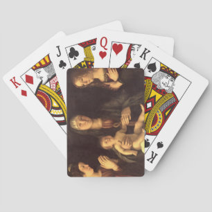 Madonna and Child with St. Mary Magdalene and St. Playing Cards