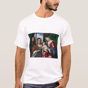 Madonna and Child With Sts Dorothy and George - Ti T-Shirt
