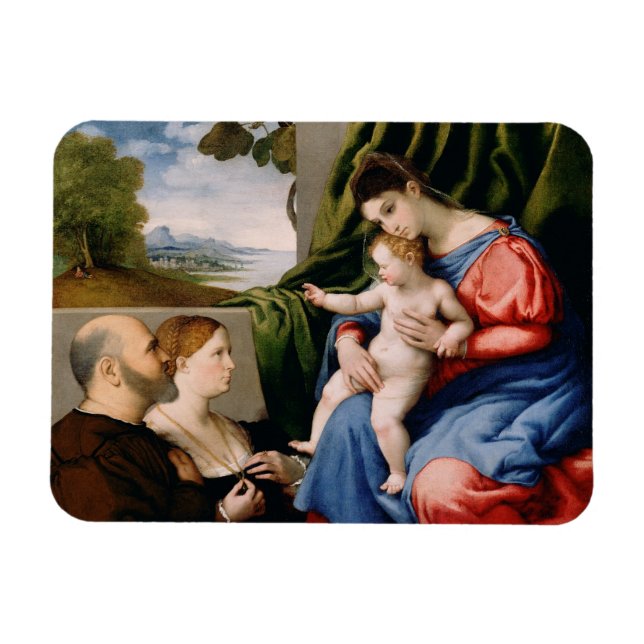 Madonna and Child with the Infant Saint John Magnet (Horizontal)