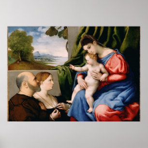 Madonna and Child with the Infant Saint John Poster