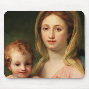Madonna and Child with Two Angels, 1770-73 Mouse Pad