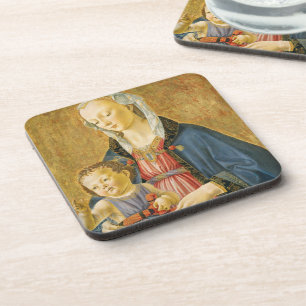 Madonna and Child with Two Donors, 1525-1530 Coaster