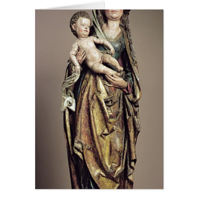 Madonna and Child, Wooden Sculpture (Front)