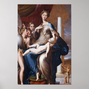 Madonna au long cou, Parmigianino - Poster