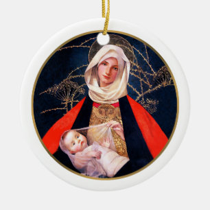 Madonna by Marianne Stoke. Christmas Gift Ornament