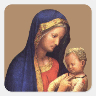 Madonna Casini Square Sticker