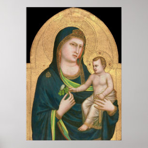 Madonna & Child - 14th Century Fine Art Poster