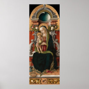 Madonna & Child - Carlo Crivelli Poster des Beaux-