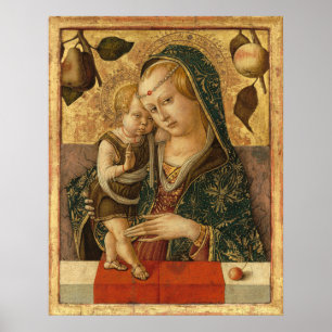 Madonna & Child - Carlo Crivelli Poster des Beaux-