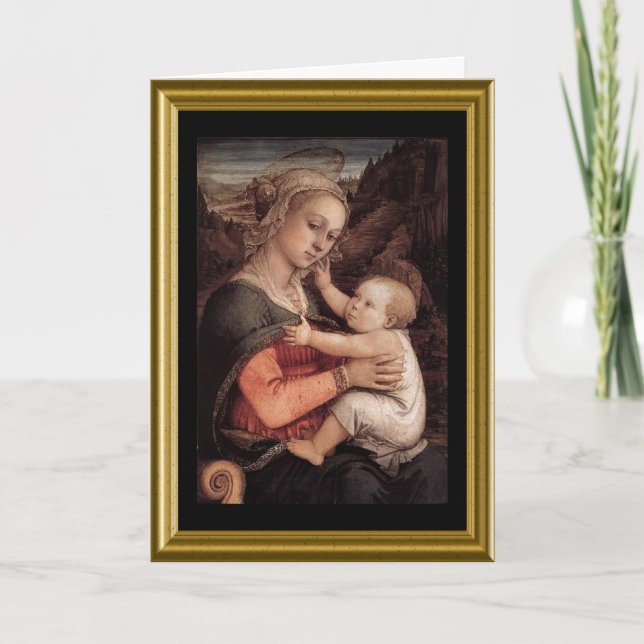 Madonna & Child Christmas Card (Front)