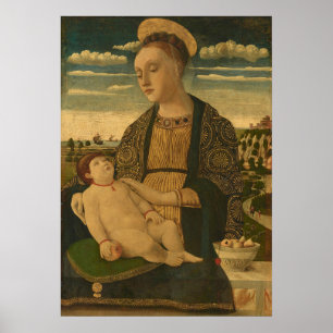Madonna Child - Francesco Benaglio Poster d'art