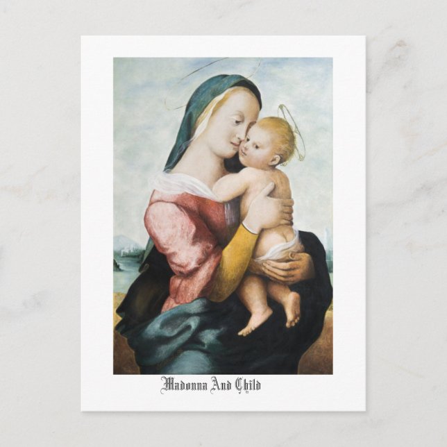 Madonna & Child Post Card (Front)