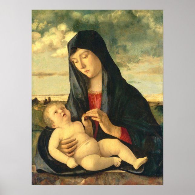 Madonna & Child - Poster d'art artistique Giovanni (Devant)
