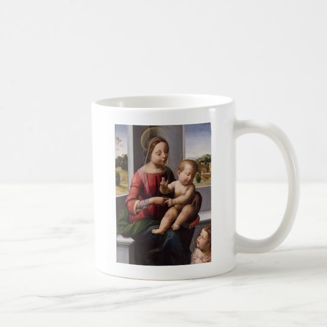 Madonna & Child with John the Baptist Coffee Mug (Right)