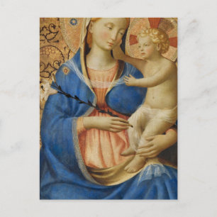 Madonna de l'humilité par Fra Angelico Carte posta