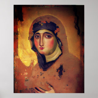 Madonna del Rosario - 6th century Poster
