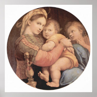Madonna della Sedia Poster