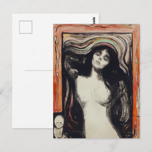 Madonna   Edvard Munch   Postcard