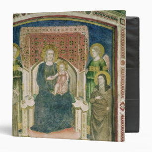 Madonna Enthroned with St. Francis of Assisi Binder
